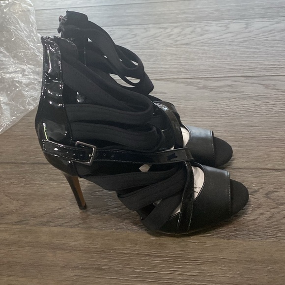 NWT BURJU Stay Strapped Open To Strappy Heeled Sandals | Size 11 - Picture 7 of 11